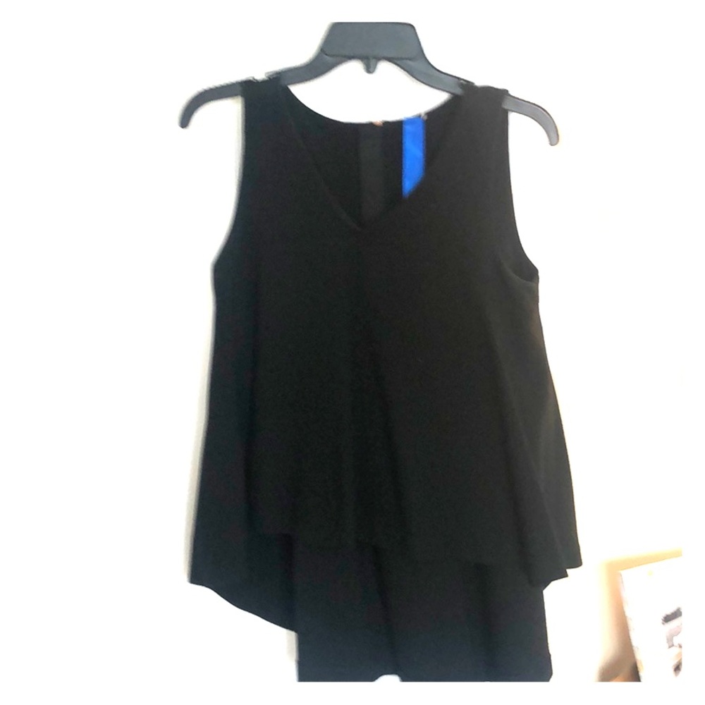 Kit and Ace black knit high low tank